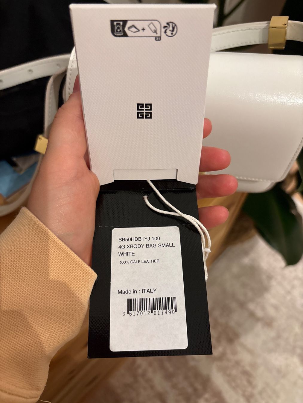 Givenchy Borse da donna: Givenchy 4G Box Bag - White Leather – Usato da Dübendorf venduto da Tony321 9