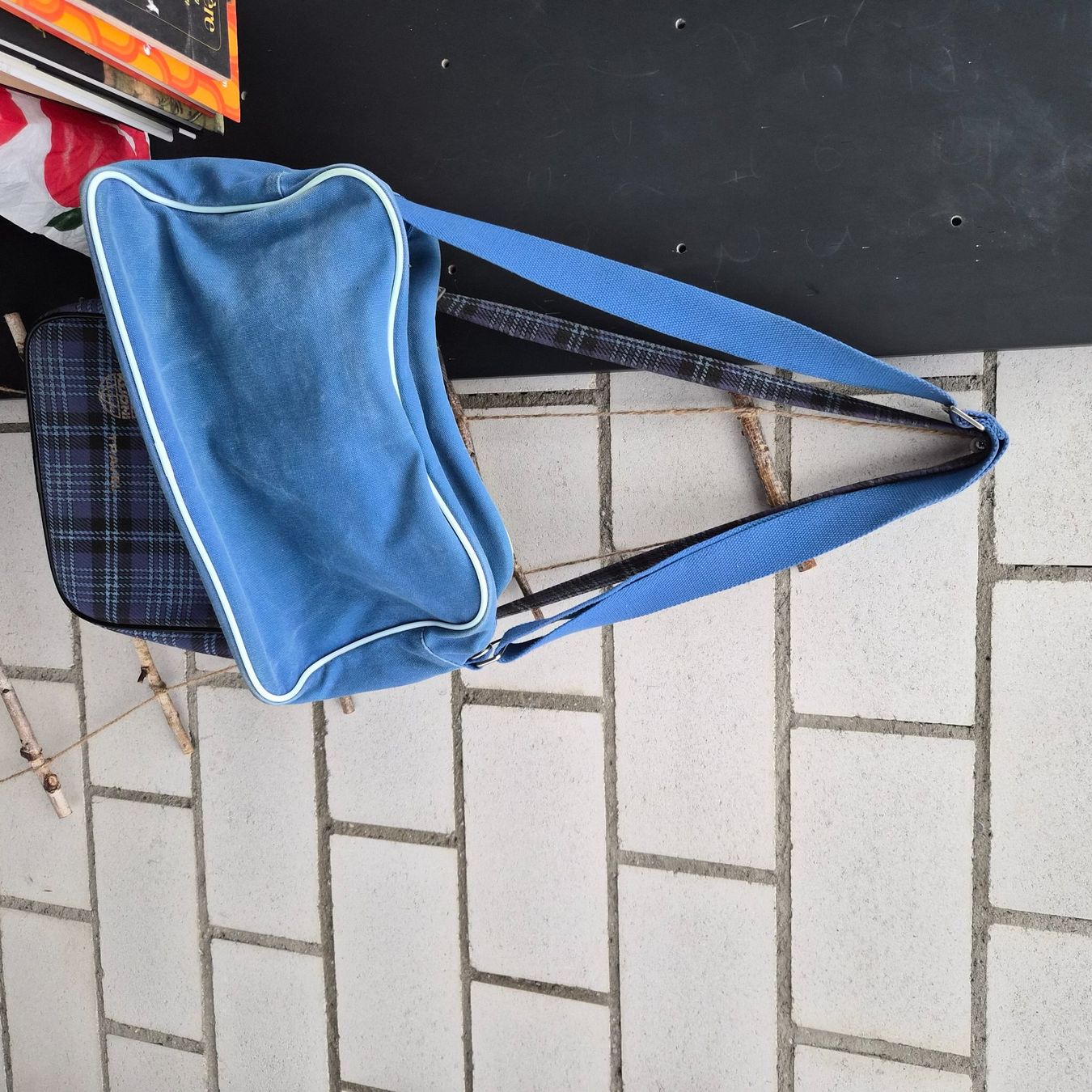 Puma Sacs: Pumatasche blau 70er – D'occasion à meisterschwanden par ursm03 1