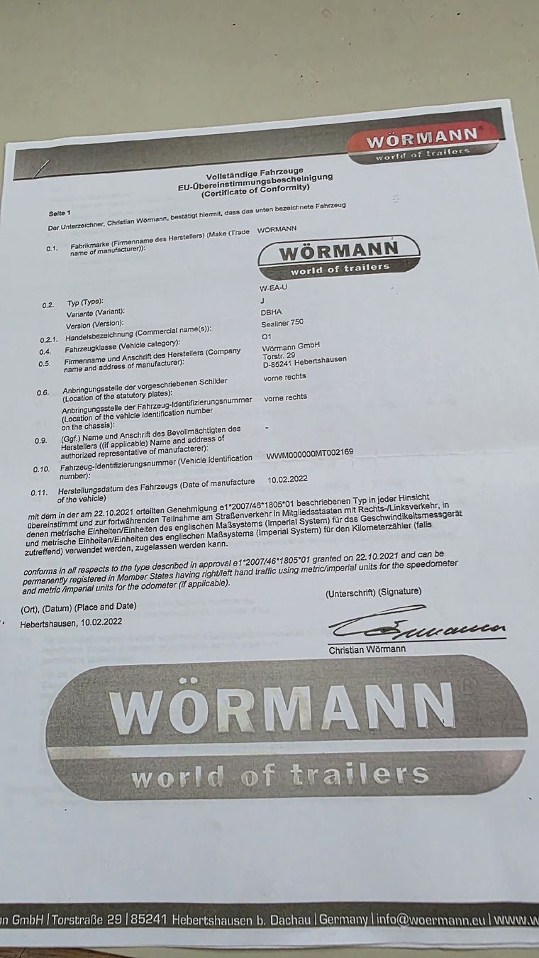 Anhänger: Bootsanhänger Wörmann – Neu (gemäss Beschreibung) aus Märstetten von Siku0 5