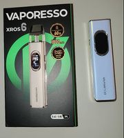 Vape: Vaporesso XROS Set + 8 Pods (OVP) + 6x Liquids