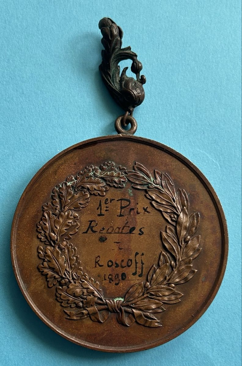 Medaglie: Preismedaille: 1er Prix Regates Roscoff 1890 – Usato da Gossau SG venduto da Gallus00 1