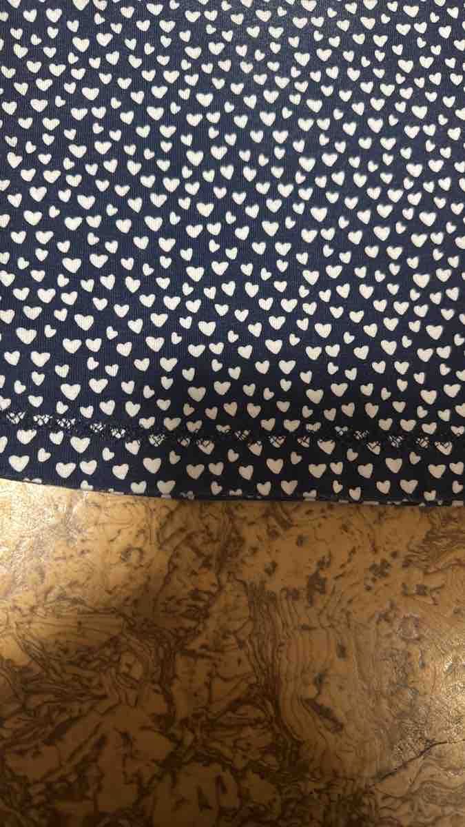 Hosen: Kinderhose dunkelblau mit Herzmuster handmade – Gebraucht aus Zürich von Belisimo 1