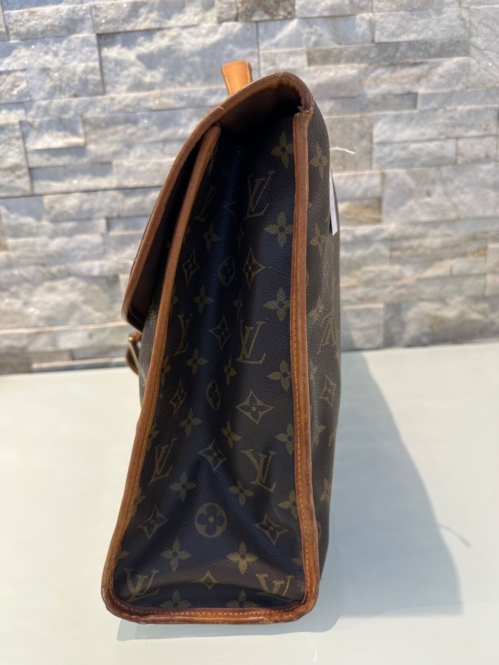 Louis Vuitton Valigie & Borse: Louis Vuitton Aktentasche Canvas - Nr. 677 – Nuovo (secondo la descrizione) da Hittnau venduto da LuxAndMore 3