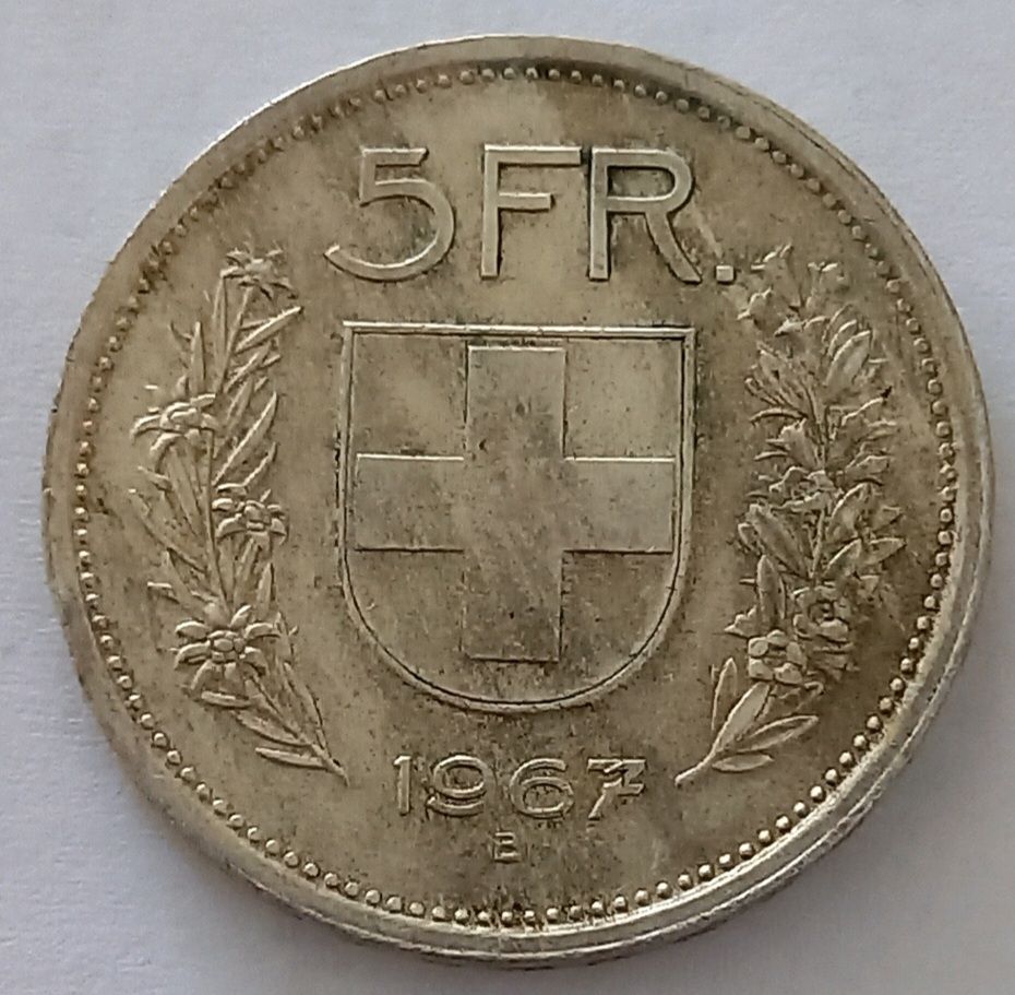 Toutes les monnaies: 5 fr 1967 Svizzera – D'occasion à Minusio par epp_cty9