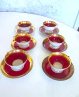 6 Vintage-Kaffeetassen