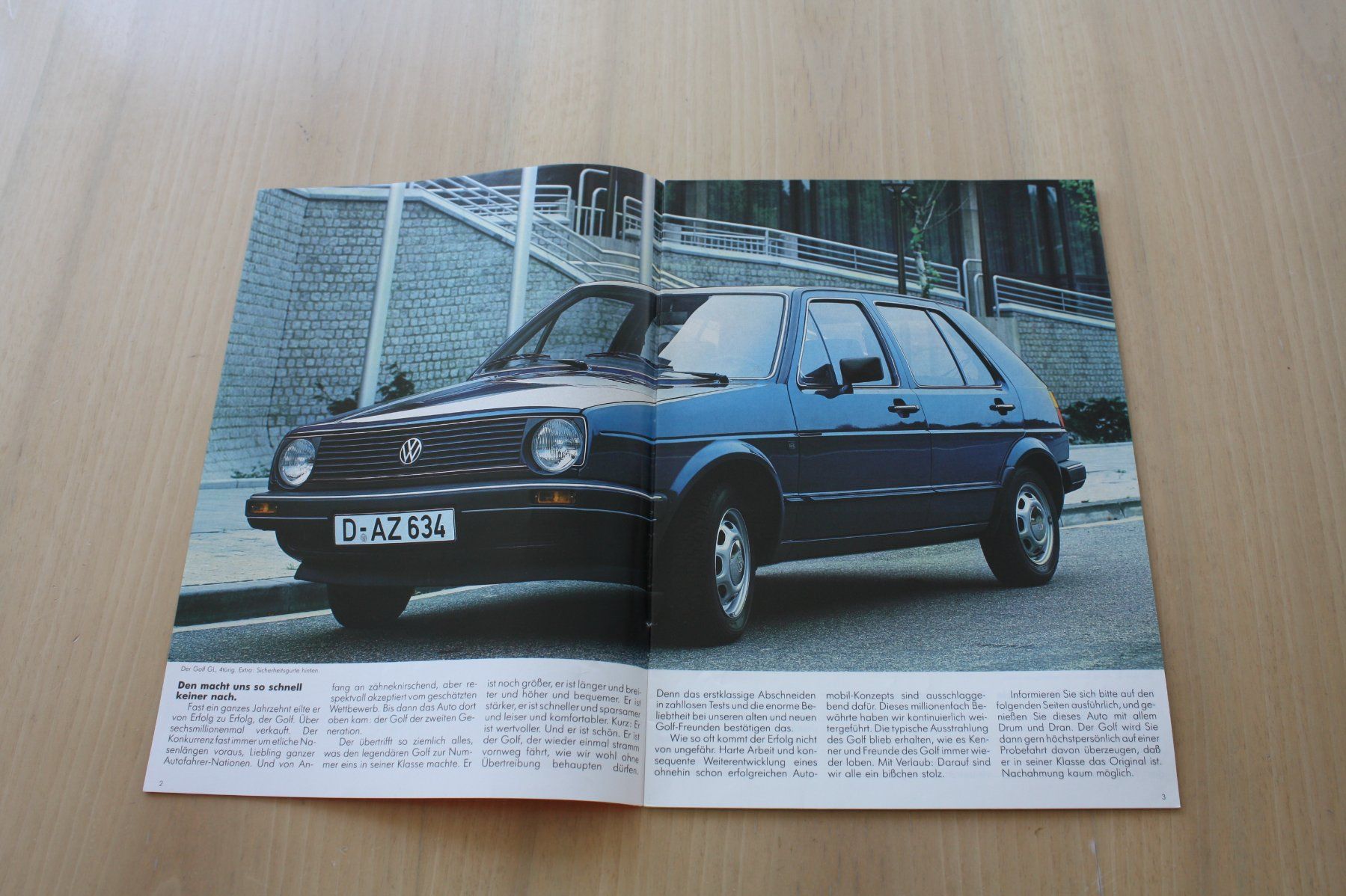 VW Dokumente: VW Golf II Prospekt 8/1984 – Gebraucht aus Wikon von erwin400 1