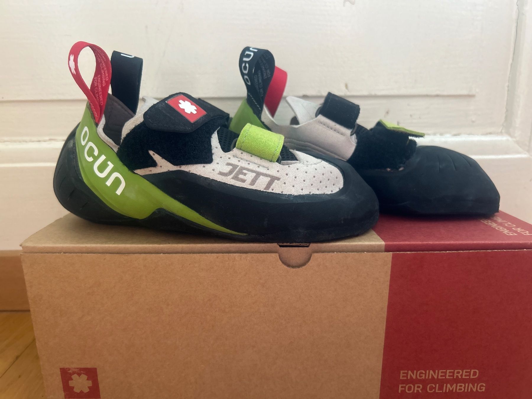 Herrenschuhe: Chaussons escalade Ocun Jett Qc – Neu (gemäss Beschreibung) aus Geneveys-Coffrane von cam_52m6