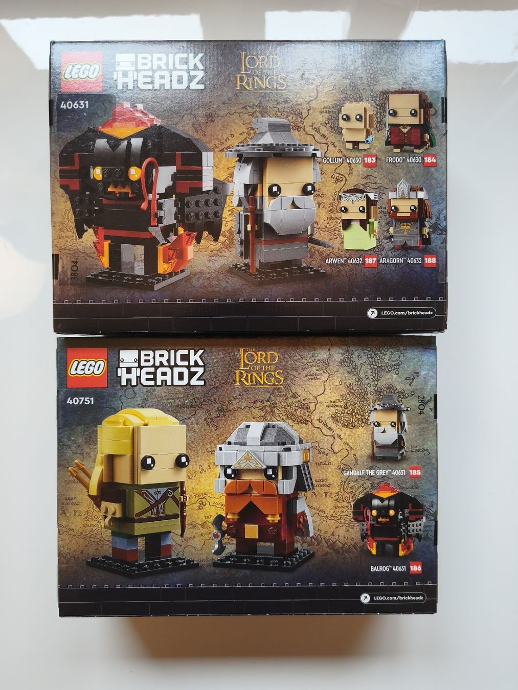 Lego Kit di costruzioni: LEGO BrickHeadz Herr der Ringe Sets 40631 & 40751 – Nuovo (secondo la descrizione) da Rüfenacht BE venduto da Morfius 1