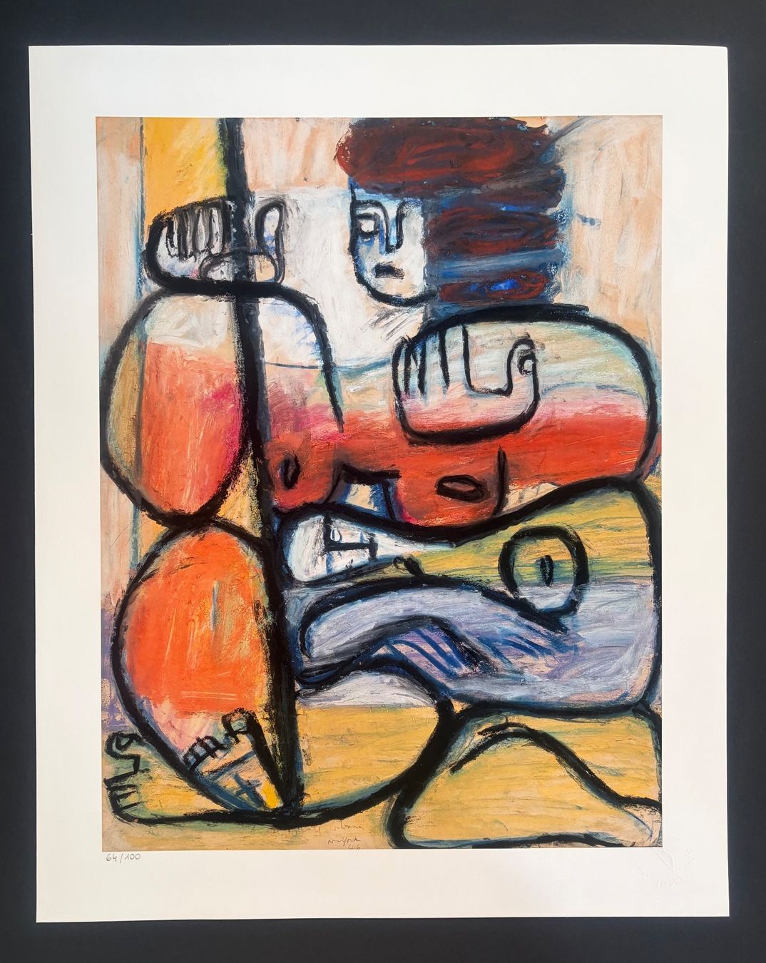 Arts picturaux & lithographies: Le Corbusier_ artwork Offset, plate signed, Hand numbered – Neuf (Voir description) à Chatelaine par arTrakT
