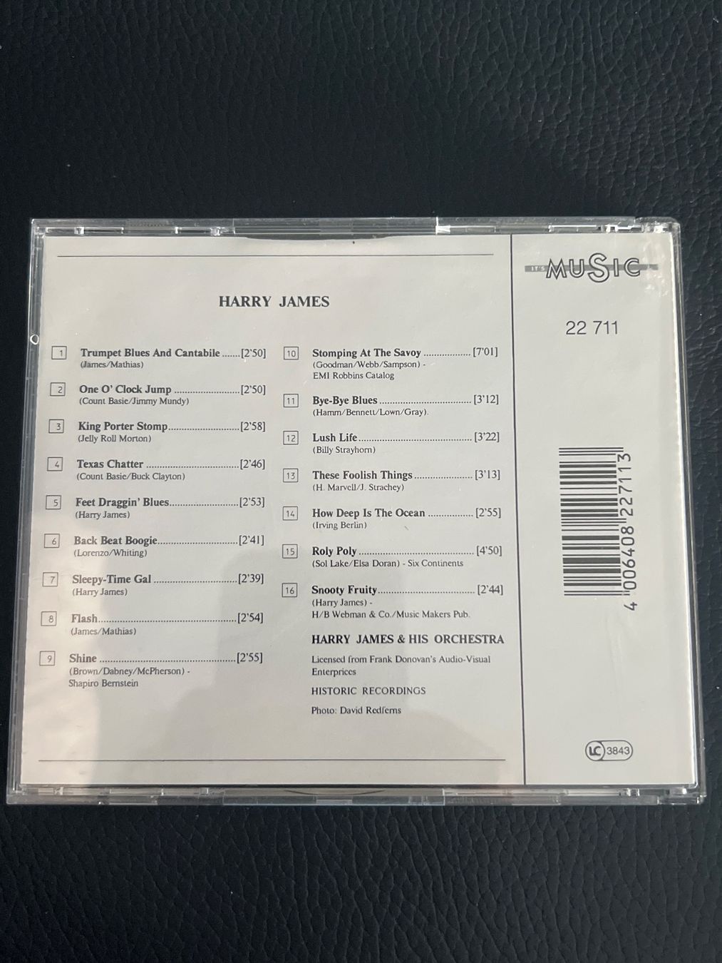 CD: CD Harry James (jazz) 16 titres – Usato da Bouveret venduto da Feelgoodtrading 1