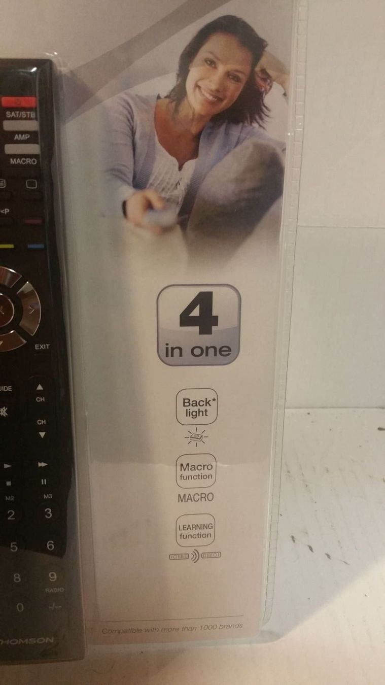 Telecomandi: Thomson  Universal-Fernbedienung 4 in 1 – Nuovo e nell'imballaggio originale da Uerkheim venduto da Kaufoption 2