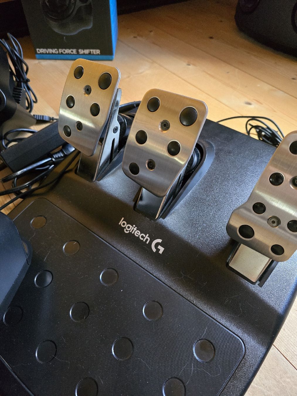 Logitech Controller: Logitech G920 Lenkrad mit Schalthebel, Top! – Gebraucht aus Disentis/Mustér von WRX.STI.14 4