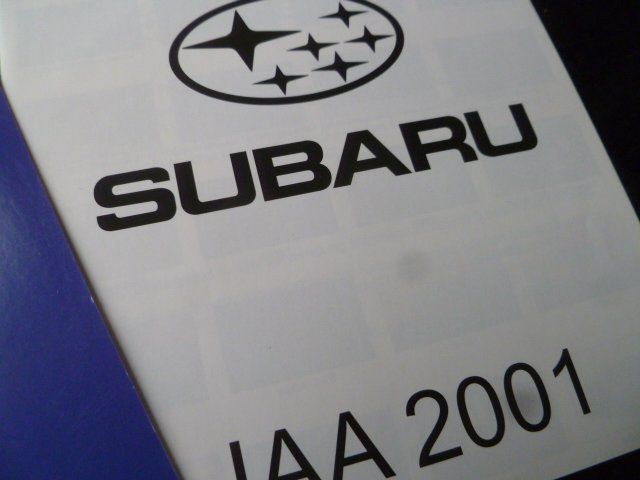 Subaru Dokumente: Subaru Presseinfo 2001 – Gebraucht aus Zofingen von sosalinos01 1