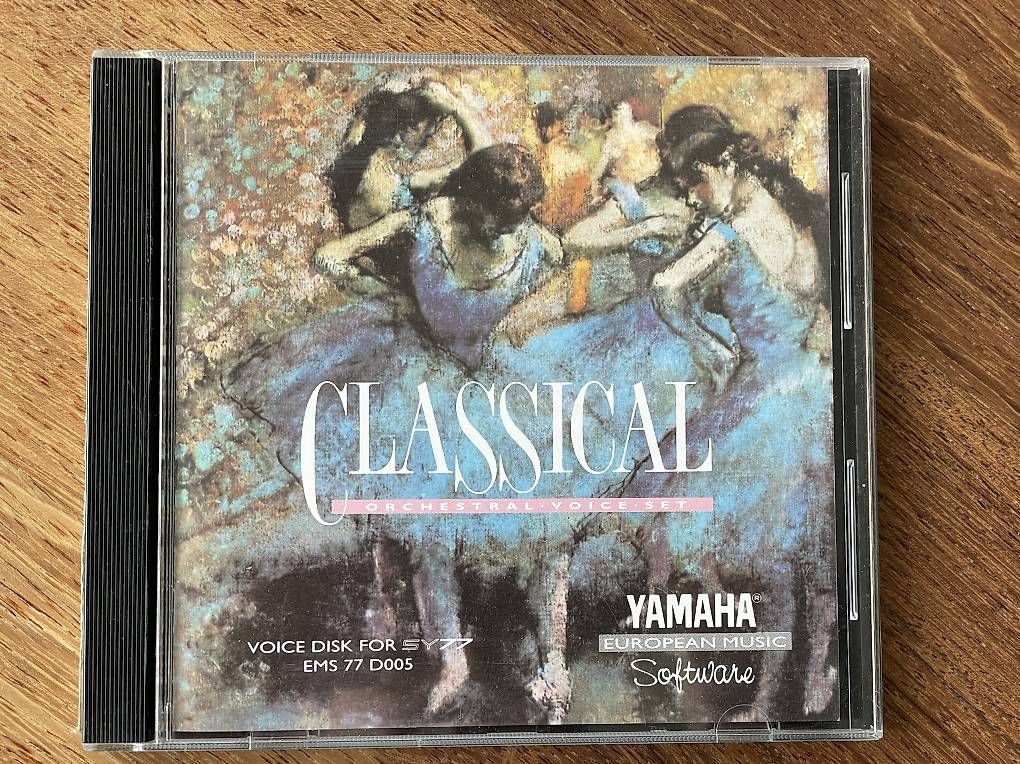 Yamaha Strumenti musicali: Yamaha SY77 Voice Disc "Classical" – Usato da Schaffhausen venduto da Domjon