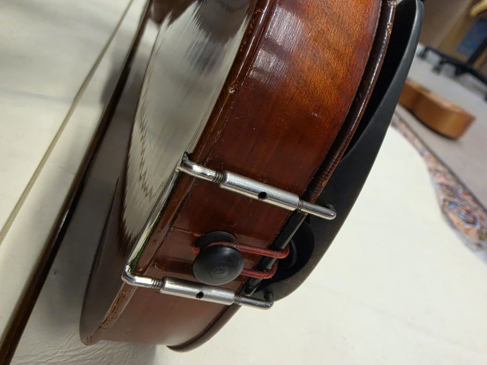 Strumenti musicali: Violine mit Bogen aus Holz, braun, – Usato da Olten venduto da Mezopotamya 6