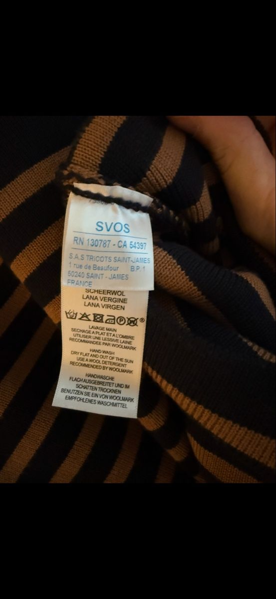 Saint James Pullover & Sweatshirts: Saint James Pullover gestreift dunkelblau braun XL – Gebraucht aus Luzern von briwus 3