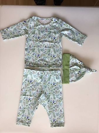 Babykombination, Tshirt, Leggins, Mütze Neu!