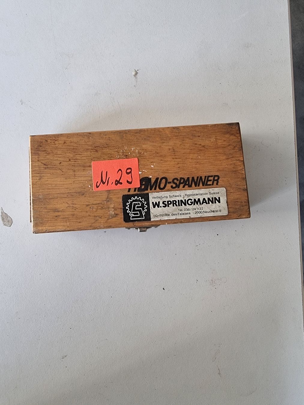 Alle Werkzeuge: Hemo-Spanner Werkzeug mit Holzkiste  – Gebraucht aus WIL SG von Sprin319