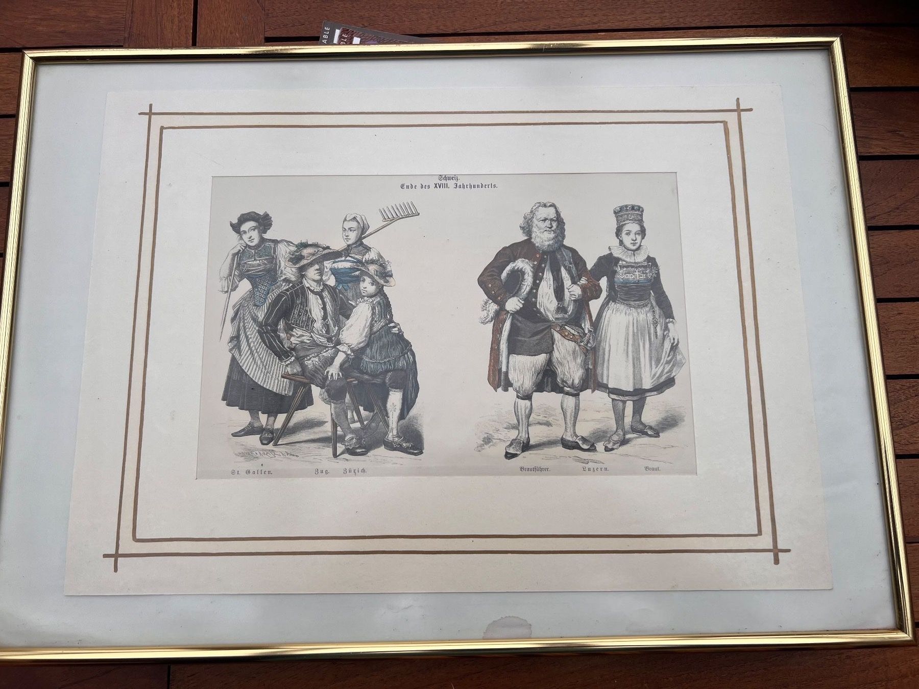 Grafiken & Lithographien: Grande et superbe lithographie dans son cadre. – Gebraucht aus Savigny von ron_q529