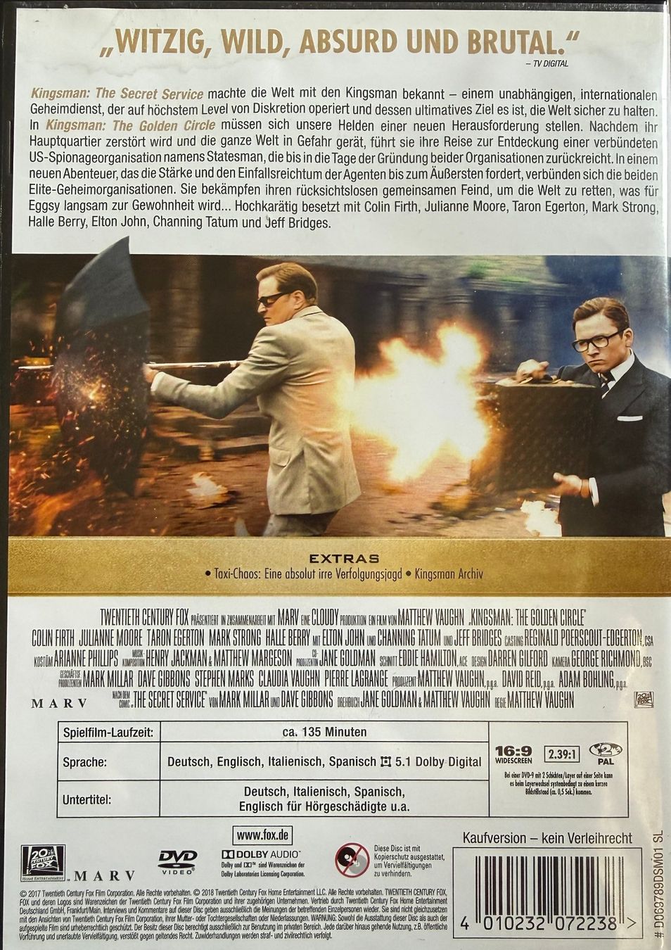 Tutti i DVDs: DVD - Kingsman - The golden Circle – Usato da Zäziwil venduto da kreative-ideen 1