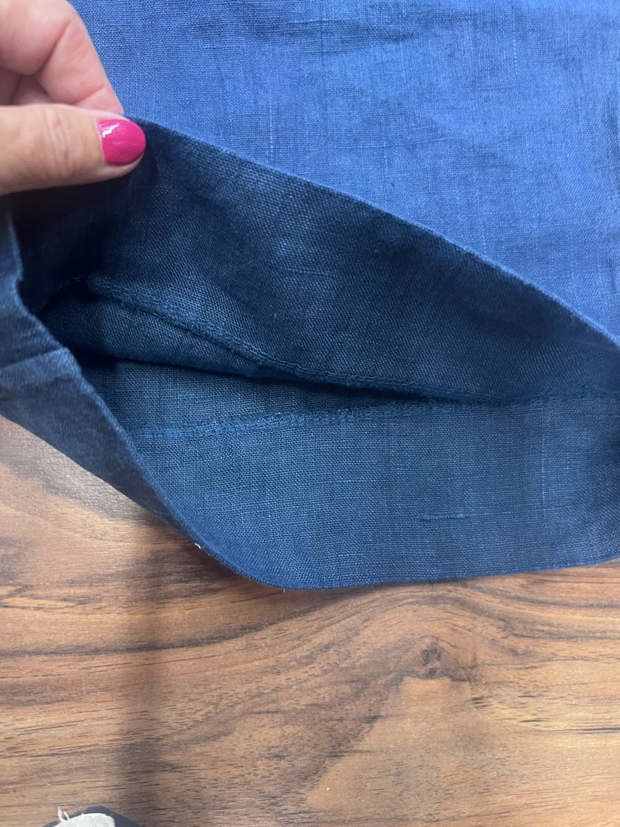 Hosen: Leinenhose LABASS Grösse 2 blau mit Gummizug – Gebraucht aus Burgdorf von puppennetz 7