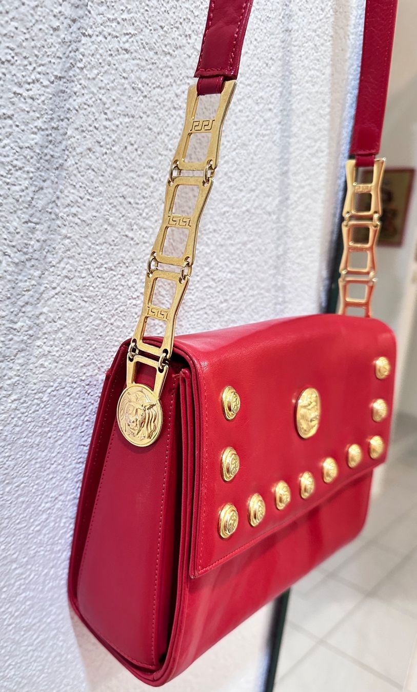 Borse da donna: Leder Crossbody / Umhängetasche Rot – Usato da Oberrüti venduto da siyito 5