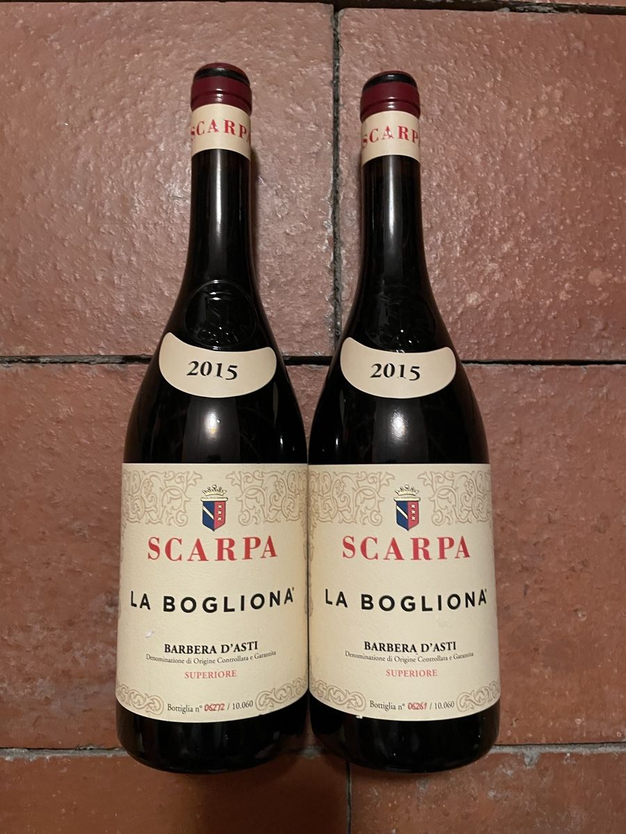 Vino: 2 Scarpa La Bogliona Barbera d'Asti 2015 – Nuovo (secondo la descrizione) da Zürich venduto da MEK51