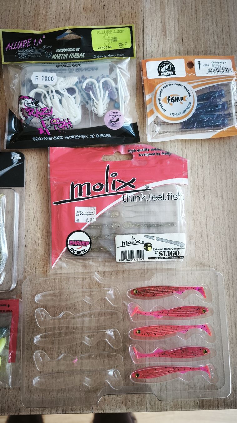 Köder: Gummiset Egli div. Marken Fox Rage Quantum etc – Neu und originalverpackt aus Sarnen von sebalant 3