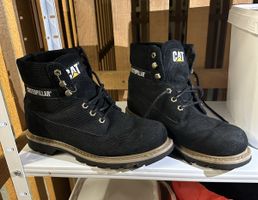 Schwarze Caterpillar Boots, Cord, Grösse 43, Top Zustand!