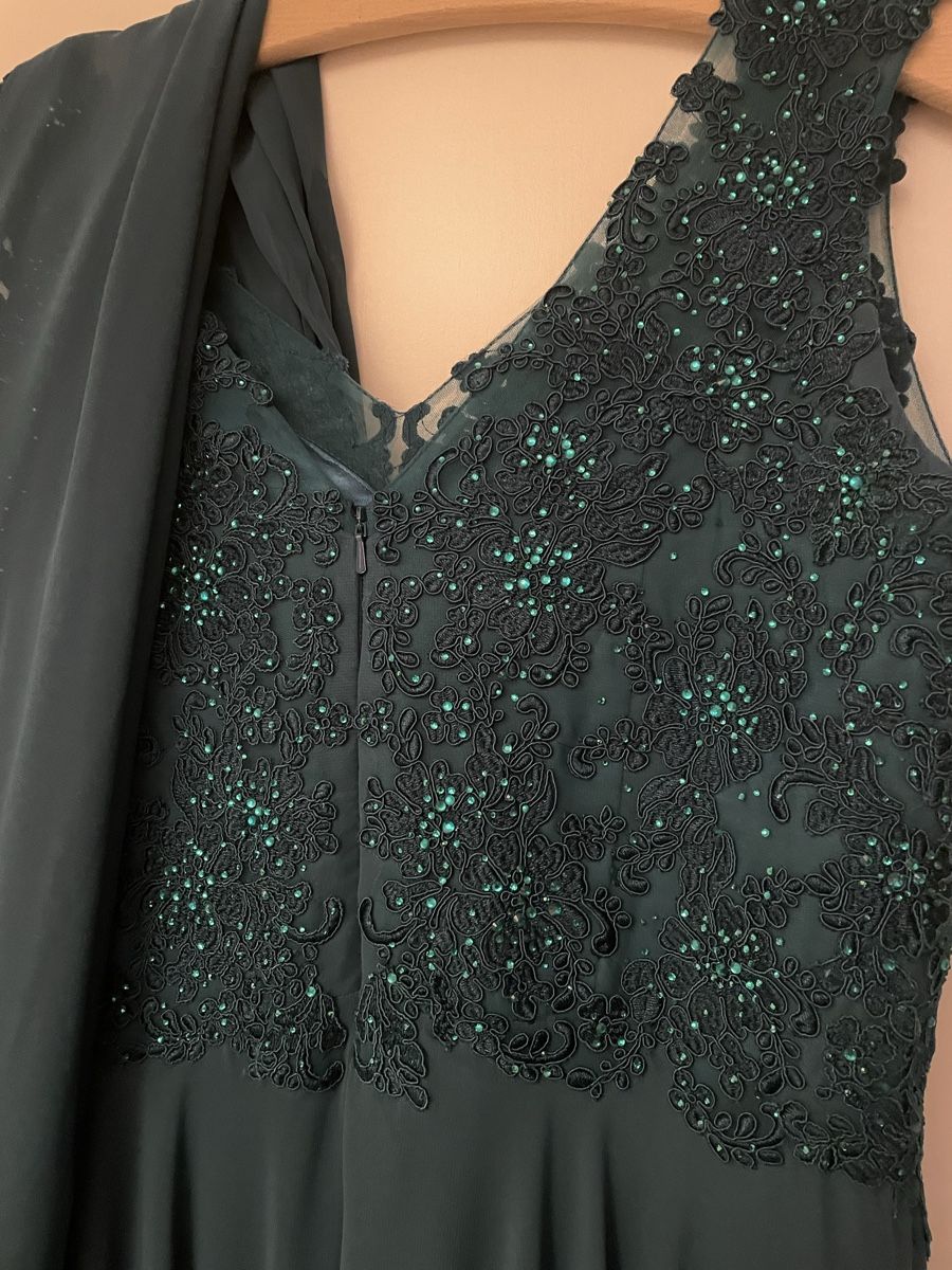 Kleider: Elegantes Abendkleid, Gr. 38, Dunkelgrün – Gebraucht aus Felben-Wellhausen von pisa08 1