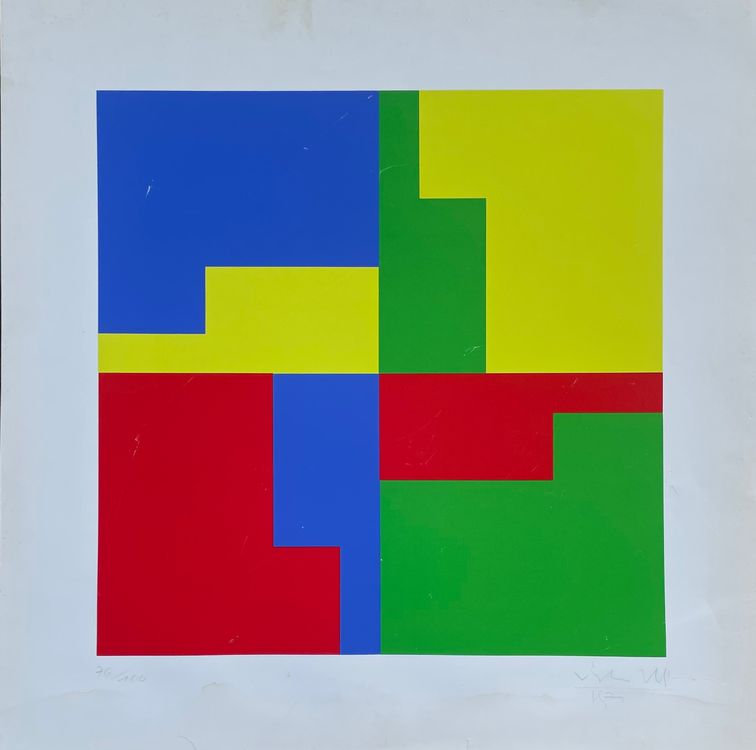 Carlo Vivarelli Serigraphie Handsigniert Kaufen auf Ricardo