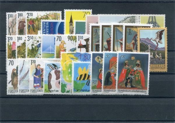 Tutti i francobolli: FL Jahreszusammenstellung 2003 postfr. – Nuovo (secondo la descrizione) da Winterthur venduto da Kyoung