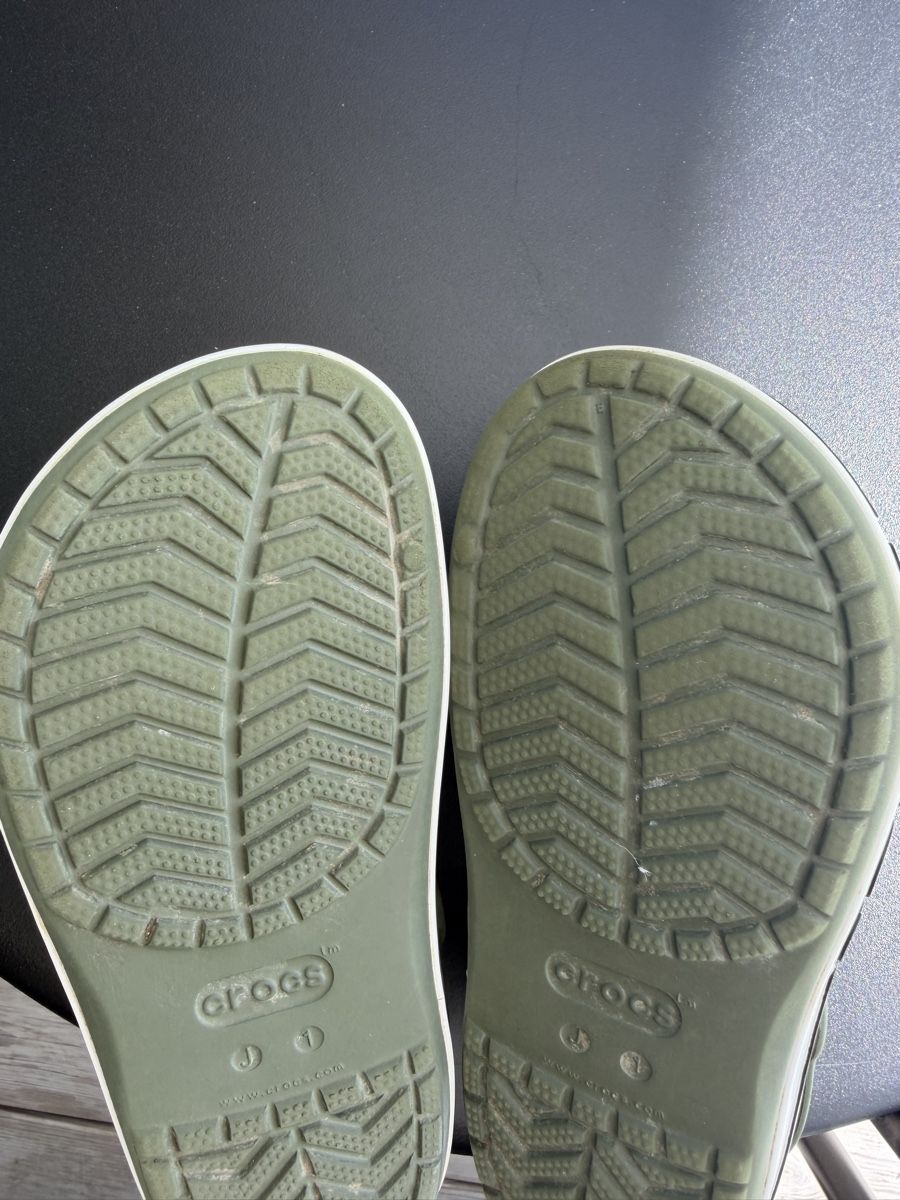 Crocs Scarpe per ragazzi: Crocs Clog, Gr. 32-33 Olivgrün – Usato da Oberhofen TG venduto da Solano84 2
