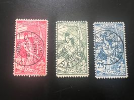 CH 1900 Weltpostverein Serie super gestempelt  (4748)