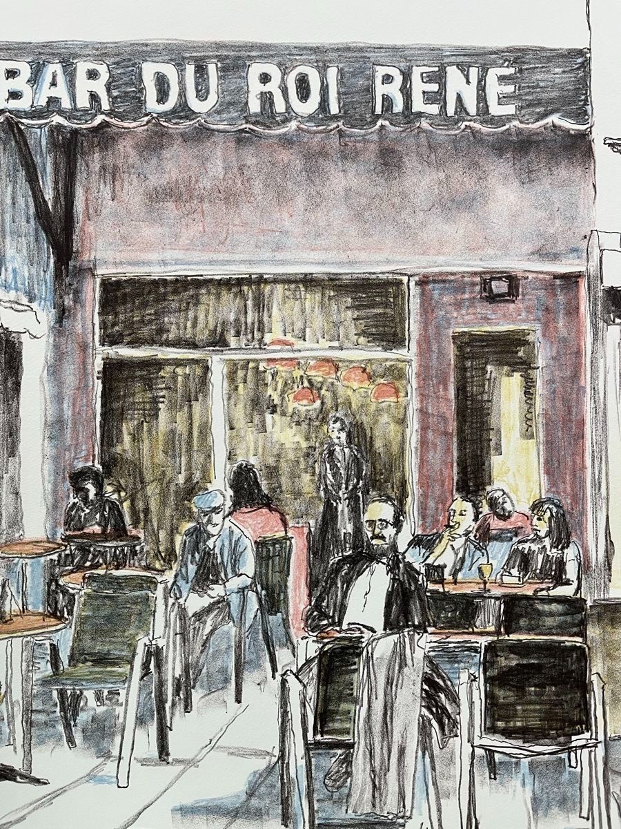 Grafica & Litografie: RENÉ BÜRKI LITHOGRAPHIE SIGNIERT NUMMERIERT – Usato da Gersau venduto da kunst-online 2