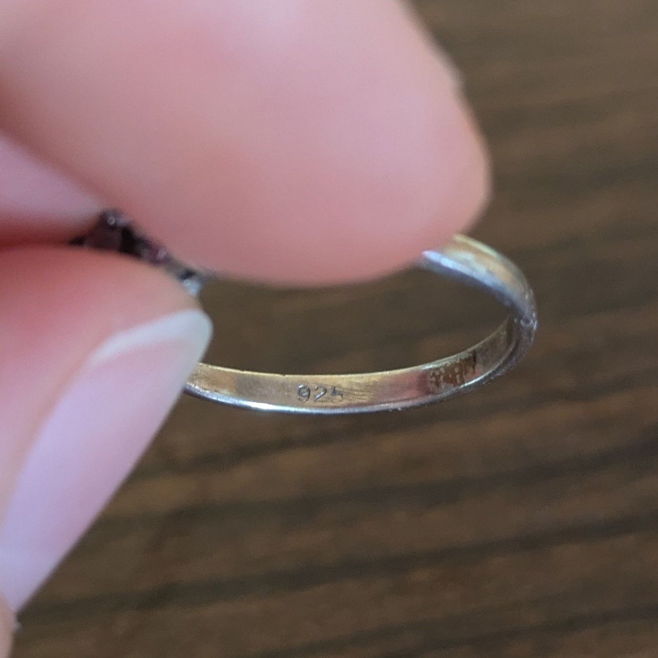 Ringe: Silberring mit drei kleinen Amethysten – Gebraucht aus Sarmenstorf von Mino_1888 3
