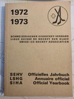 SEHV Jahrbuch 1972/73 - Schweizer Eishockey Geschichte!