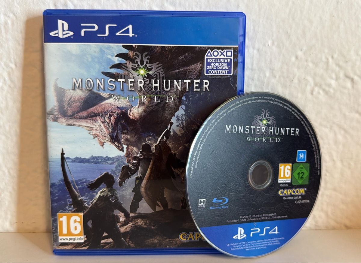 Sony Giochi: Monster Hunter World PS4/PS5 Game - Hunt Monsters, Explore! – Usato da Ehrendingen venduto da bubulence