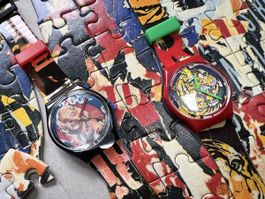 Swatch Gent Artist Special „Rotella Set"mit Puzzle