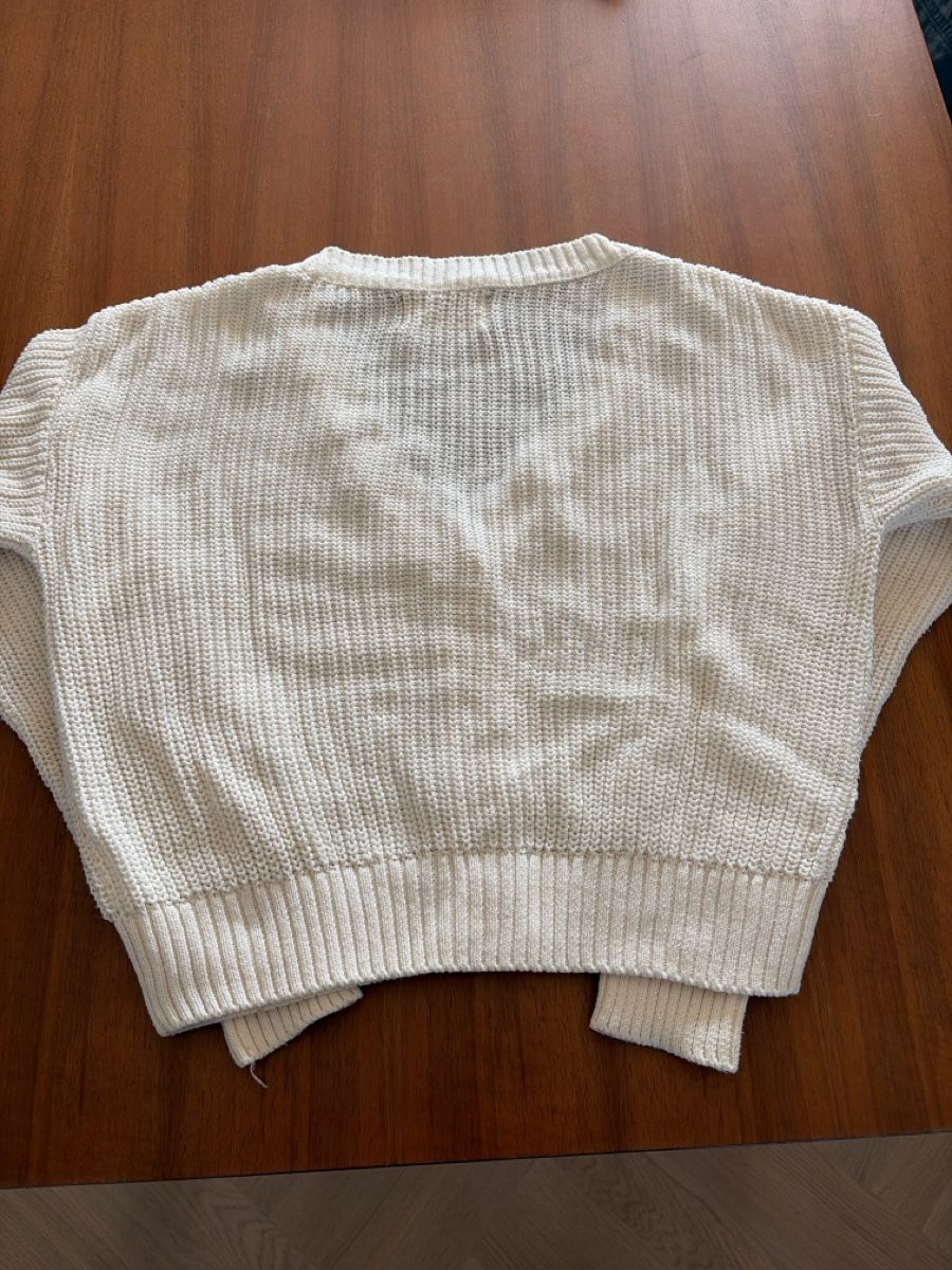 Giacche: Weisser Cardigan – Nuovo (secondo la descrizione) da Dietikon venduto da me9_mh2j 1