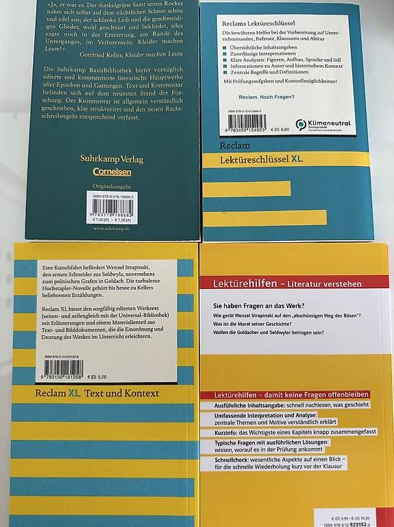 Libri: Kleider machen Leute von Gottfried Keller – Usato da Neuenegg venduto da joy_h7xv 1