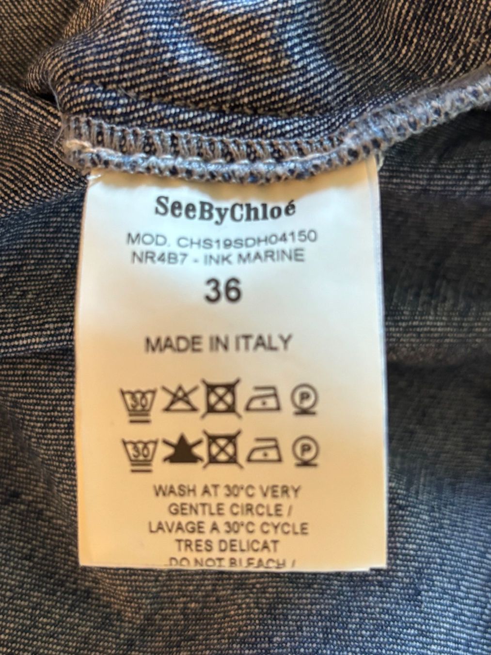 Chloé Blusen: See by Chloe Bluse Denim Damen Grösse EU 36 – Gebraucht aus Horgen von uge_pd5p 7