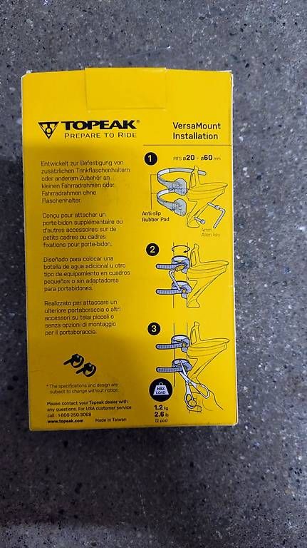 Tutti gli attrezzi: 2 X Topeak VersaMount (2 pieces) – Usato da Lausanne venduto da pau_5lft 2