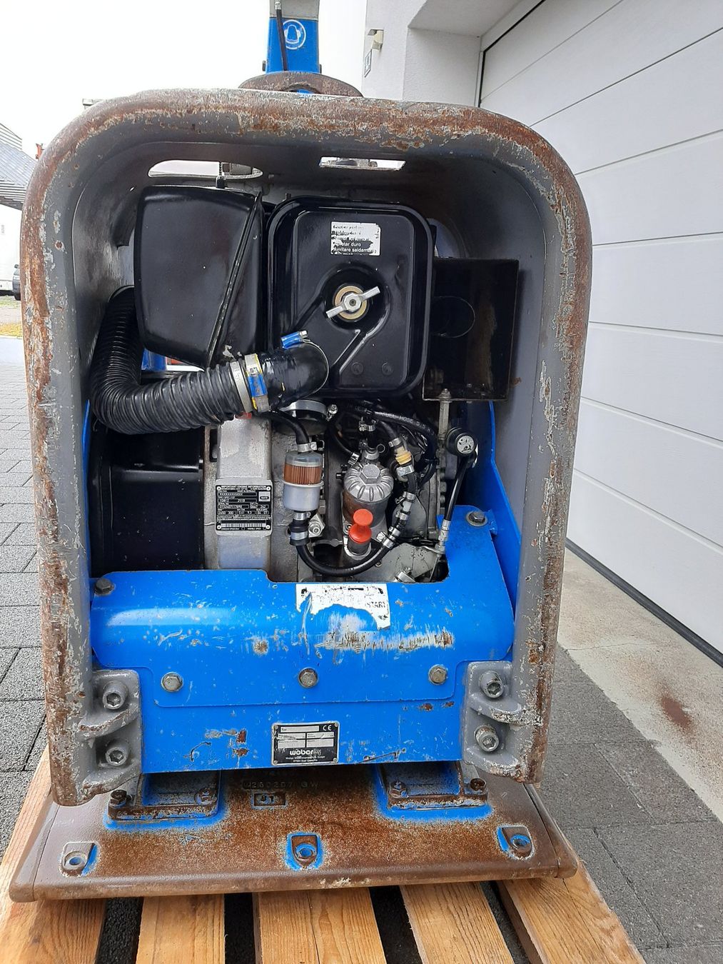 Tutte le macchine: Vibroplatte Rüttelplatte Weber Hatz Diesel – Usato da Rain venduto da Kleinmoto 4