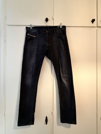 Diesel Tepphar Slim Carrot Jeans Uomo W34 L32 Usato
