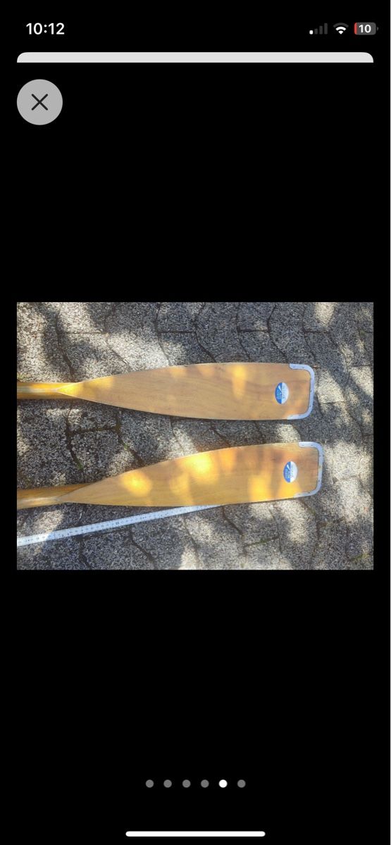 Gommoni, kayak & canoe: Originale Nova Sitzruder. Sie sind 3 Meter lang  – Usato da Elgg venduto da M-A-C 4