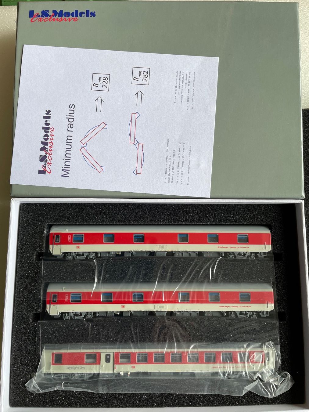 LS Models Modellini di ferrovie: L.S.Models Set 79055 CNL Set 2 PEGASUS – Nuovo e nell'imballaggio originale da Hauterive NE venduto da eriamch