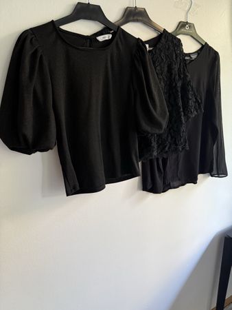 3 Black Tops – Broadway, Zebra & Mango – Size S