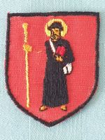 Vintage Badge Kantons - Wappen Glarus ST. GALLER STICKEREI