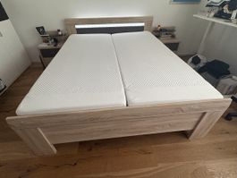 Doppelbett mit Tempur Matratzen